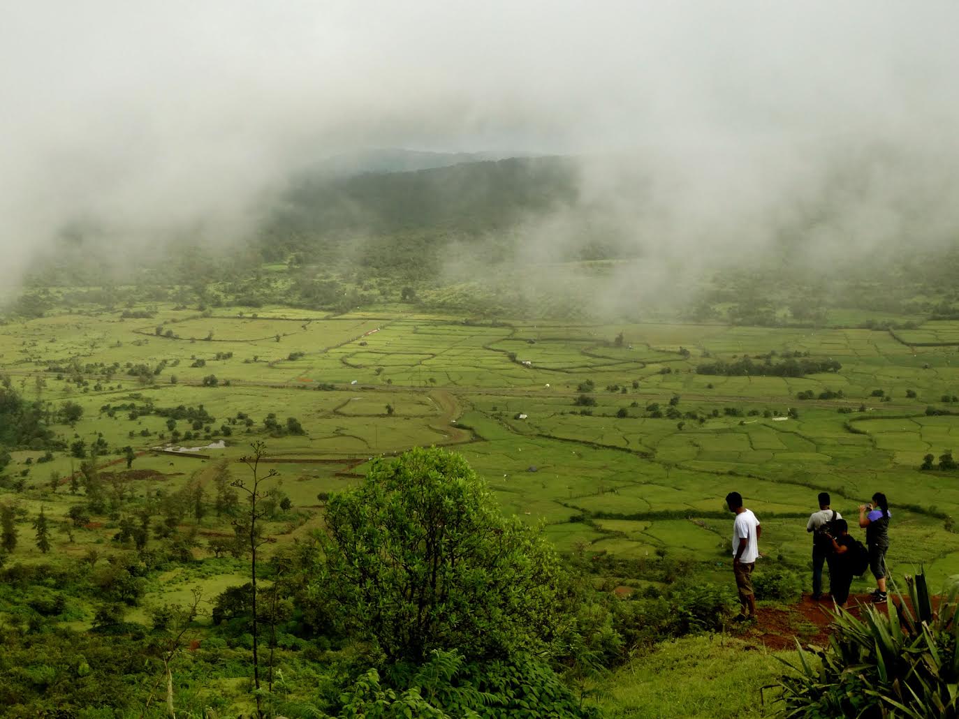 View on Morjai plateau, Palsambe, Kolhapur, Maharashtra