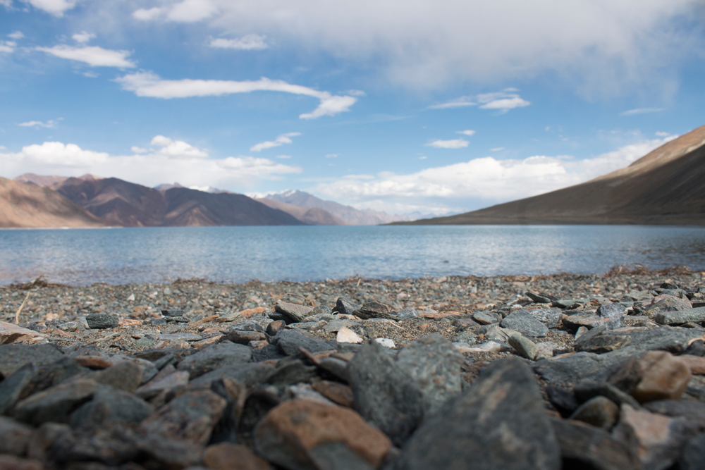 To the infinity, an attempt to show the vastness of PangongTso, Ladakh