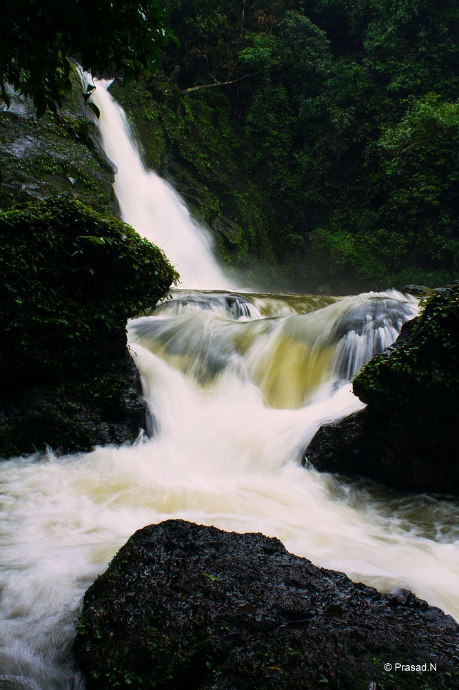 Jogi Gundi waterfall, Seethanadi Nature Camp, Hebbri and Agumbe