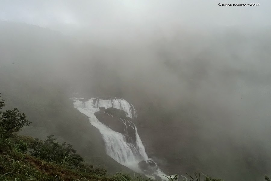 Surrounded by Mist with Mallali Falls, Kumara Parvatha