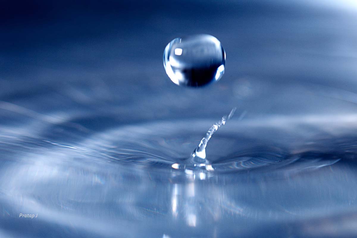Aqua Canvas by Pratap J Rao on shooting Water droplets, f/6.3, ISO 100 and 1/200